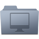Computer Folder Graphite icon
